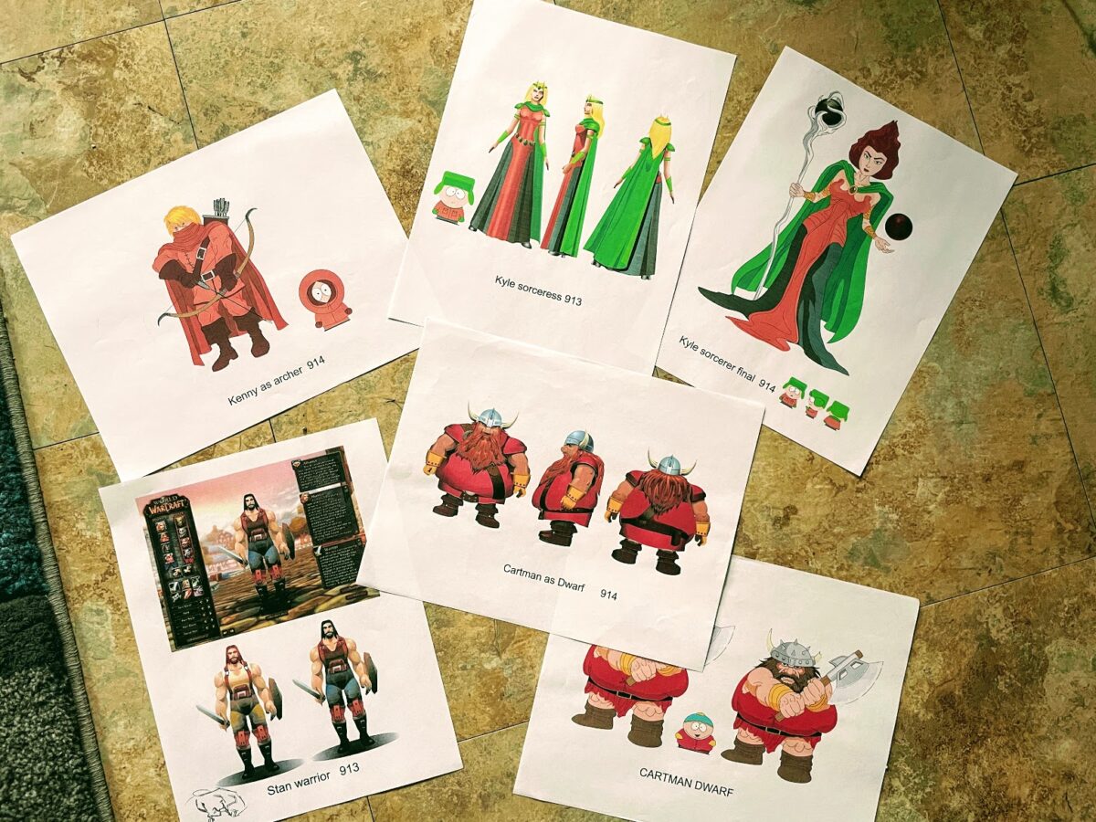 Character design keepsakes